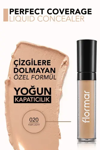 Likit Kapatıcı - Perfect Coverage Concealer - 020 Fair-Light - 8690604558056 - 020 FAIR/LIGHT - 4