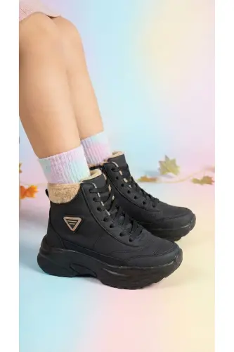 Siyah Bej Unisex Bot 0012123 - Siyah Bej - RICCON (1)