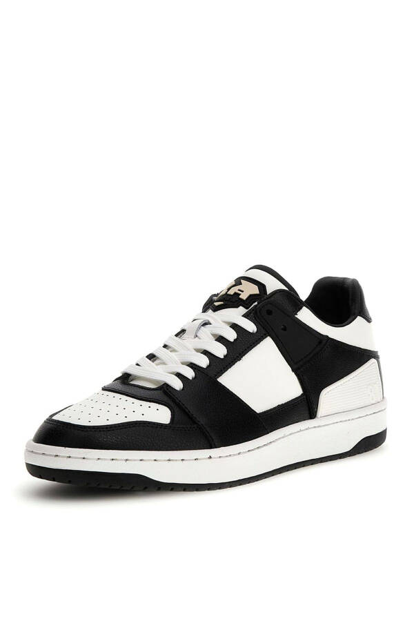 Siyah - Beyaz Erkek Sneaker SAVA LOW - 6