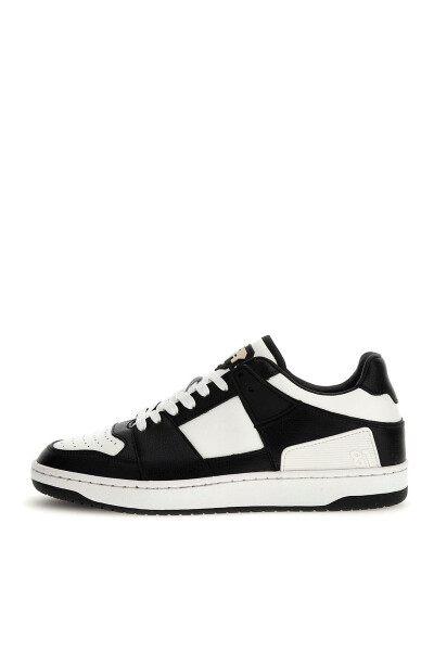 Siyah - Beyaz Erkek Sneaker SAVA LOW - 7