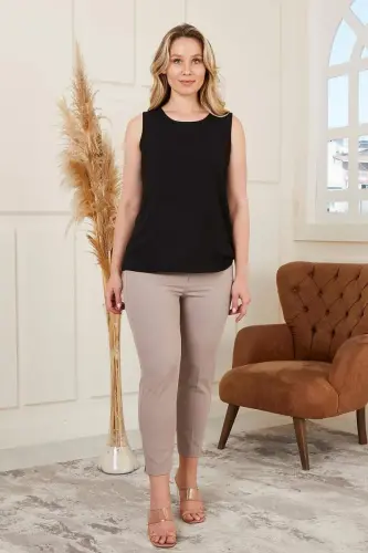 Siyah Büyük Beden Atlet - 5