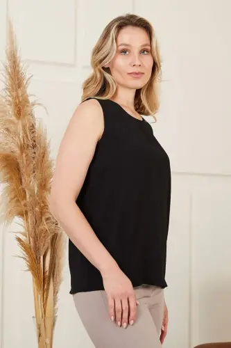 Siyah Büyük Beden Atlet - BÜYÜKBEDENIZ (1)