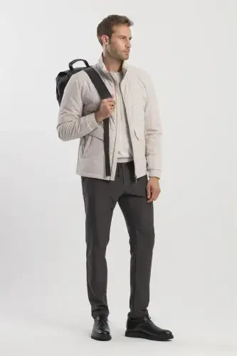 Siyah Casual Tokalı Sırt Çantası - 4