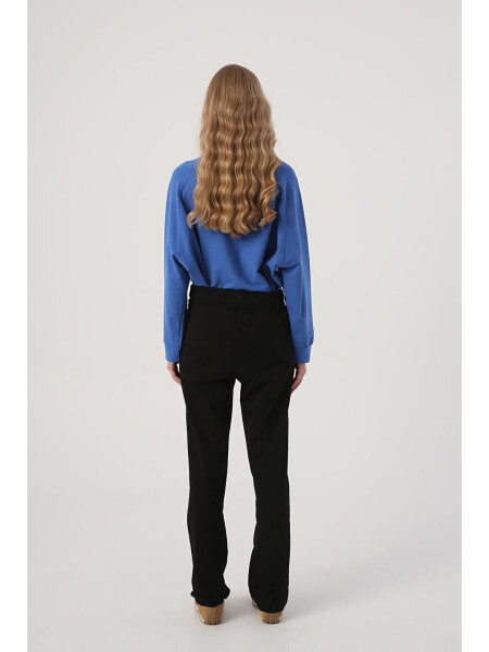 Siyah Cepli Eşofman Altı-Siyah - 4