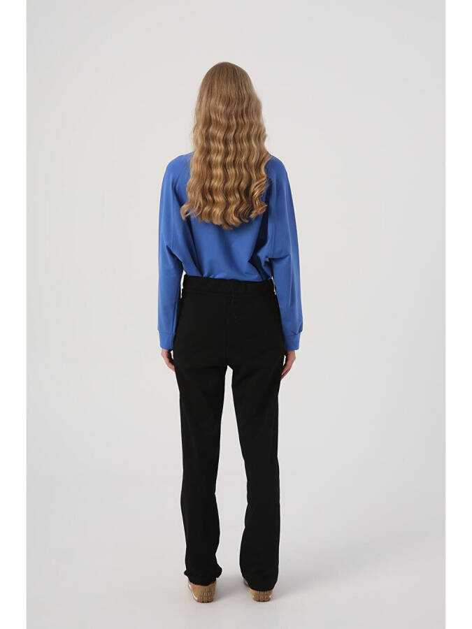 Siyah Cepli Eşofman Altı-Siyah - 4