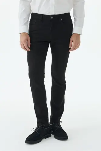 Siyah Comfort Fit Spor 5 cep Pantolon - JAKAMEN (1)