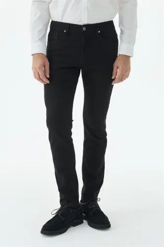 Siyah Comfort Fit Spor 5 cep Pantolon - JAKAMEN (1)