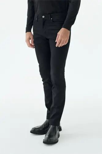 Siyah Comfort Fit Spor Pantolon - JAKAMEN (1)