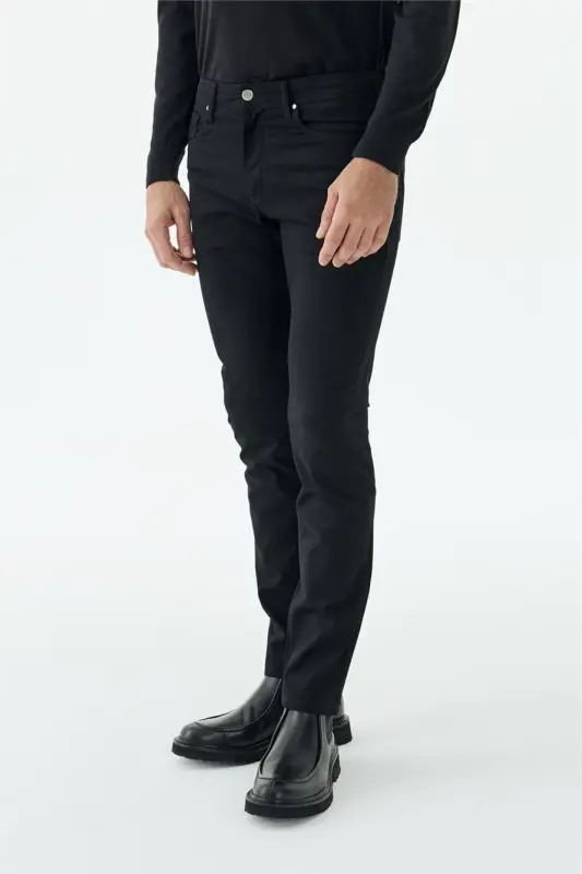 Siyah Comfort Fit Spor Pantolon - 2