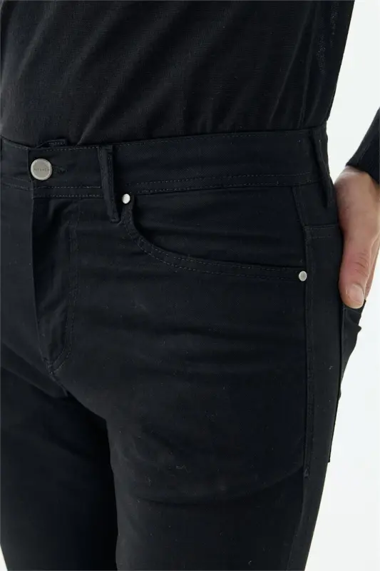 Siyah Comfort Fit Spor Pantolon - 3