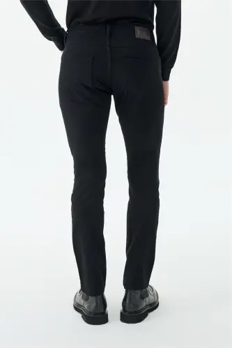Siyah Comfort Fit Spor Pantolon - 4