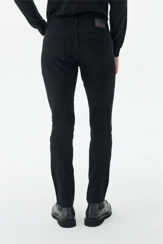 Siyah Comfort Fit Spor Pantolon - 4