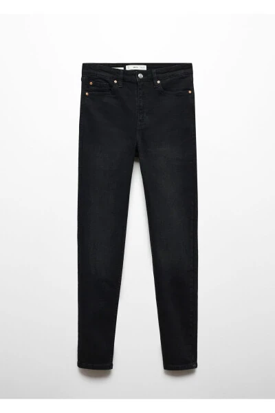 Siyah Denim Kadın Pantolon 67050291 - 3