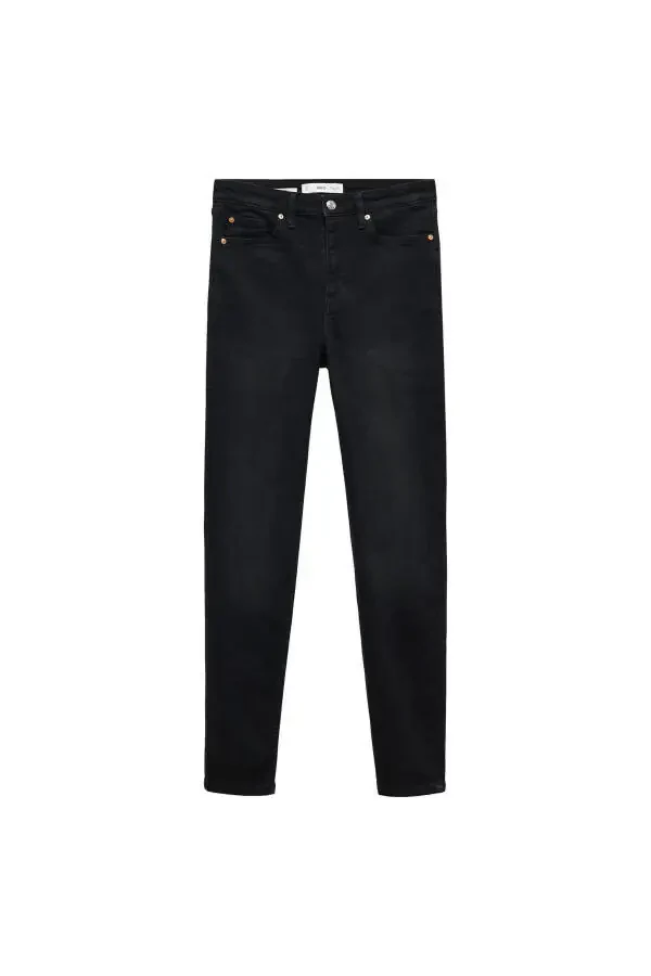 Siyah Denim Kadın Pantolon 67050291 - 4