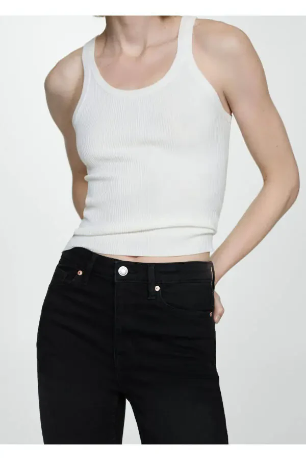 Siyah Denim Kadın Pantolon 67050291 - 10