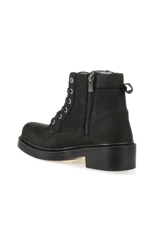 M5121 HAKİKİ DERİ ERKEK BOT CRAZY SİYAH-SİYAH - 3