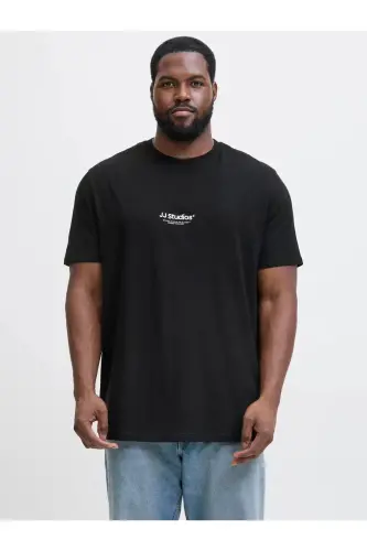 Siyah Erkek Battal Kocaman Rahat Kesim Büyük - Siyah321 - JACK & JONES (1)
