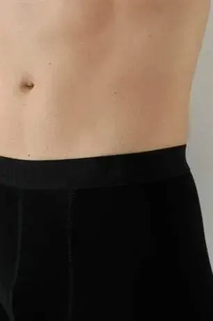 Siyah Erkek Boxer 10'lu Paket Pamuklu Esnek Kumaş - 21