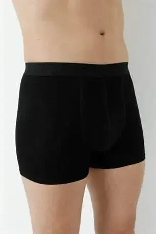 Siyah Erkek Boxer 10'lu Paket Pamuklu Esnek Kumaş - 20
