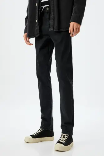 Siyah Erkek Jeans 5WAM40136ID - SİYAH - 3