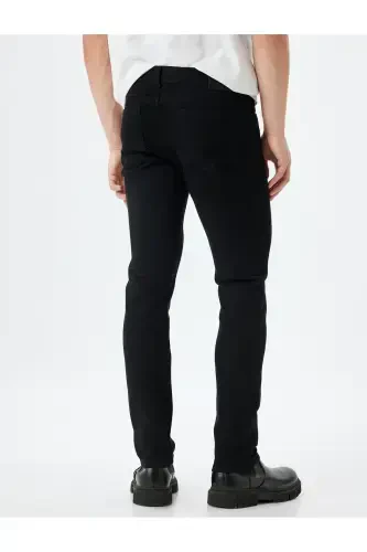 Siyah Erkek Jeans 5WAM40137ND - 4