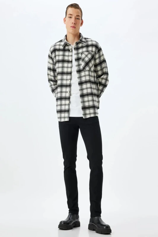 Siyah Erkek Jeans 5WAM40137ND - 1