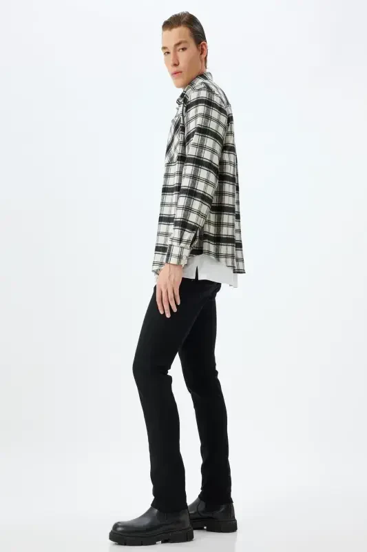 Siyah Erkek Jeans 5WAM40137ND - 2