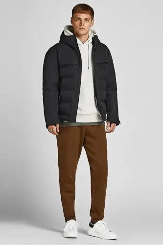 Erkek Şişme Mont - Tarwin Puffer - Siyah 