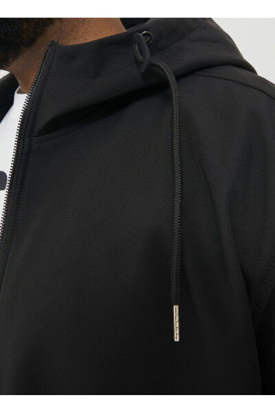 Siyah Erkek Mont 12236331_JJEBASIC SOFTSHELL HOOD NO - 6