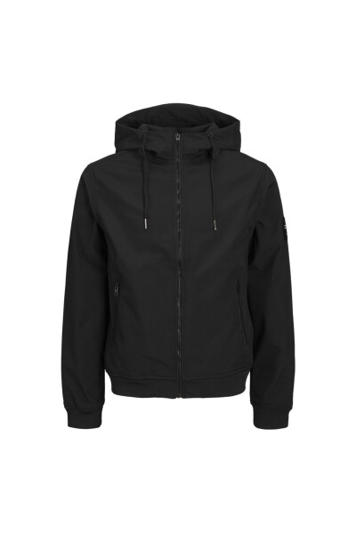 Siyah Erkek Mont 12236331_JJEBASIC SOFTSHELL HOOD NO - 8