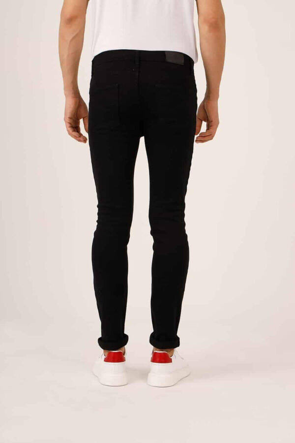 Siyah Erkek Regular Fit Düz Jean - 89919 - 6