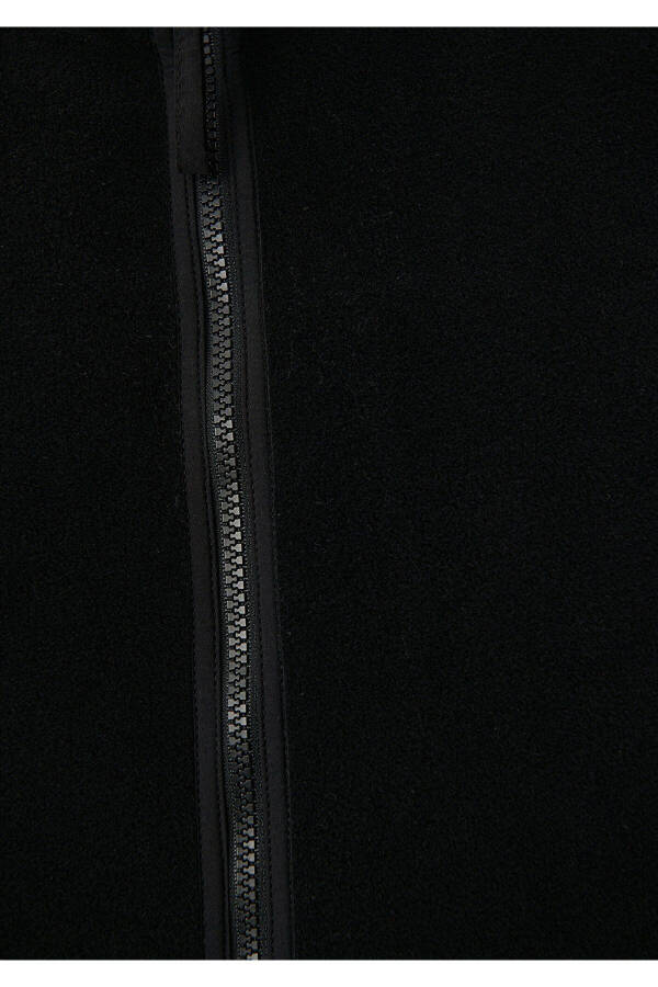 Fermuarlı Siyah Sweatshirt 0S10011-900 - 7