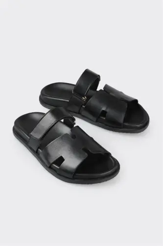 Siyah Kadın Düz Terlik - Siyah - ELLE SHOES (1)