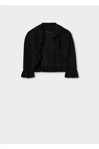 Siyah Kadın Hırka 37084392-Siyah - 1