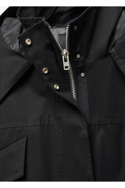 Siyah Kadın Kaban 67055731 - 7