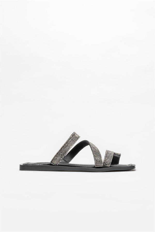 Siyah Kadın Parmak Arası Terlik - 1