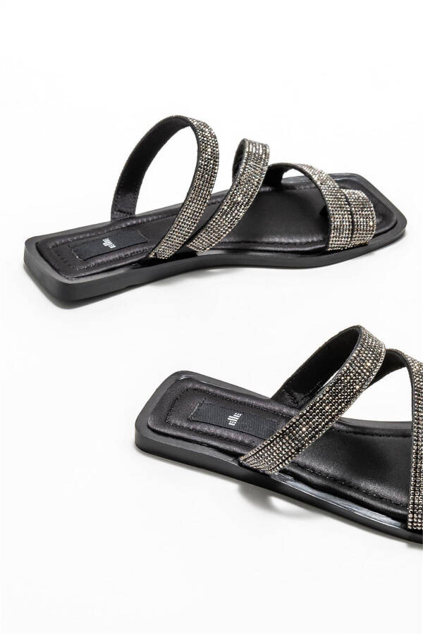 Siyah Kadın Parmak Arası Terlik - 4