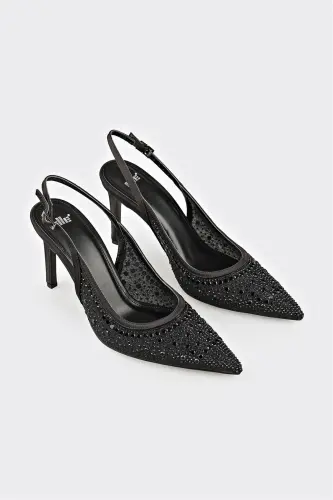 Siyah Kadın Topuklu Ayakkabı - Siyah - ELLE SHOES (1)