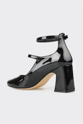 Siyah Kadın Topuklu Ayakkabı - 3