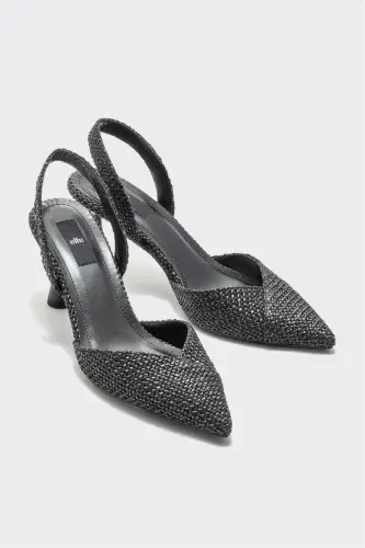 Siyah Kadın Topuklu Ayakkabı - Siyah - ELLE SHOES (1)