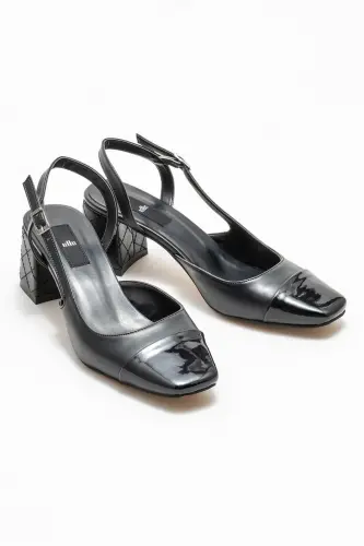 Siyah Kadın Topuklu Ayakkabı-Siyah - ELLE (1)