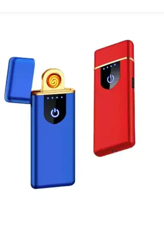 Süpertrend Kişiye Özel SİYAH ALEVSİZ ŞARJLI USB KIZAKLI ÇAKMAK - Genel Markalar (1)