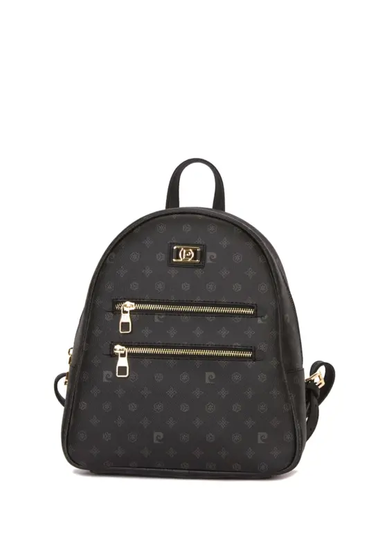 Siyah Monogram Kadın Sırt Çantası 05PO22Y1577-Siyah Monogram - 2