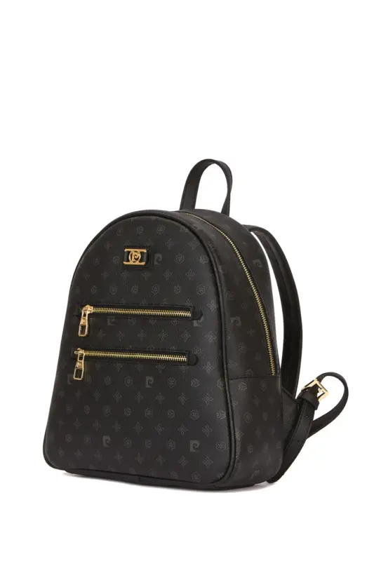 Siyah Monogram Kadın Sırt Çantası 05PO22Y1577-Siyah Monogram - 3