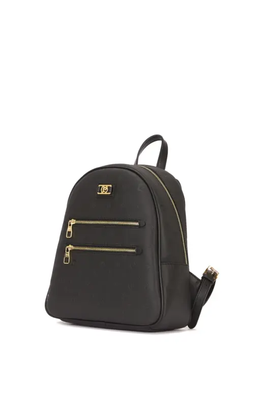 Siyah Print Kadın Sırt Çantası 05PO22Y1577 - Siyah Print - 3