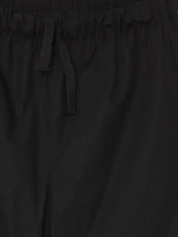 Siyah Rahat Kalıp Beli Lastikli Erkek Çocuk Jogger Pantolon-Siyah - 2