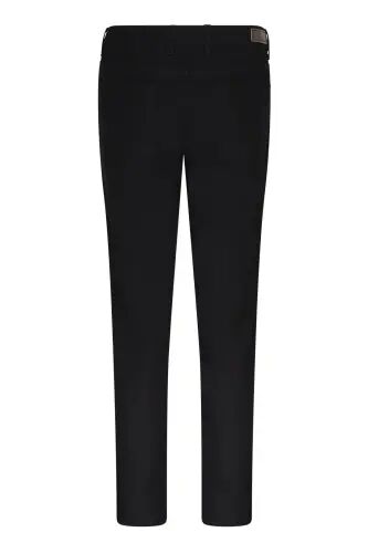 Siyah Regular Fit 5 Cep Pamuklu Kanvas Pantolon - Siyah - Hatemoğlu (1)