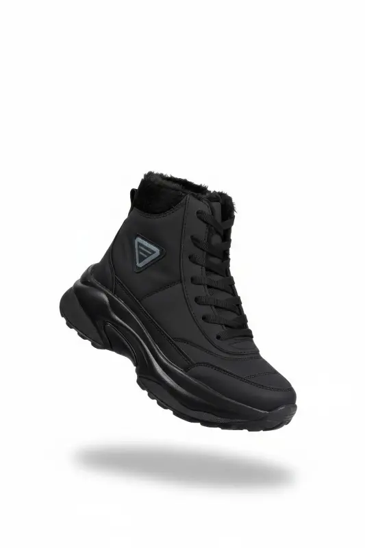 Siyah Siyah Unisex Çocuk Bot 0012123 - Siyah Siyah - 1