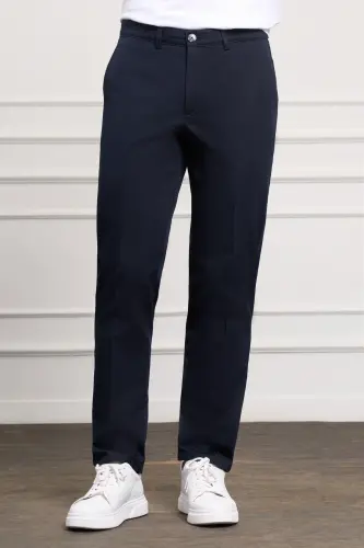 Siyah Slim Fit Dar Kesim Yan Cep Bağcıklı Jogger Erkek Pantolon - K.Siyah 