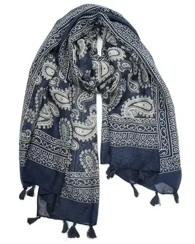 SIZNING JILVANGIZ Ayollar uchun katta Boho sharf Yengil gul bosilgan sharflar Kuz Qish moda ponponli ro'mol o'ramlari 